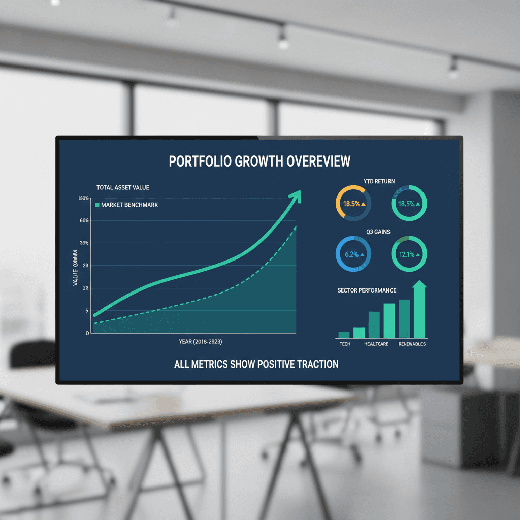 ROI and performance metrics display